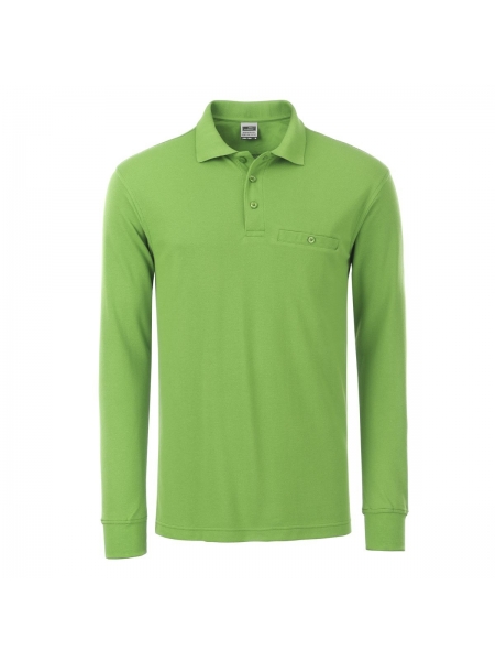 mens-workwear-polo-pocket-longsleeve-lime green.jpg